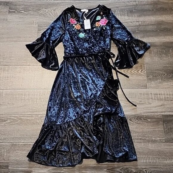 Umgee Dresses & Skirts - 🌷 Umgee ruffled Salsa Dress 🌷